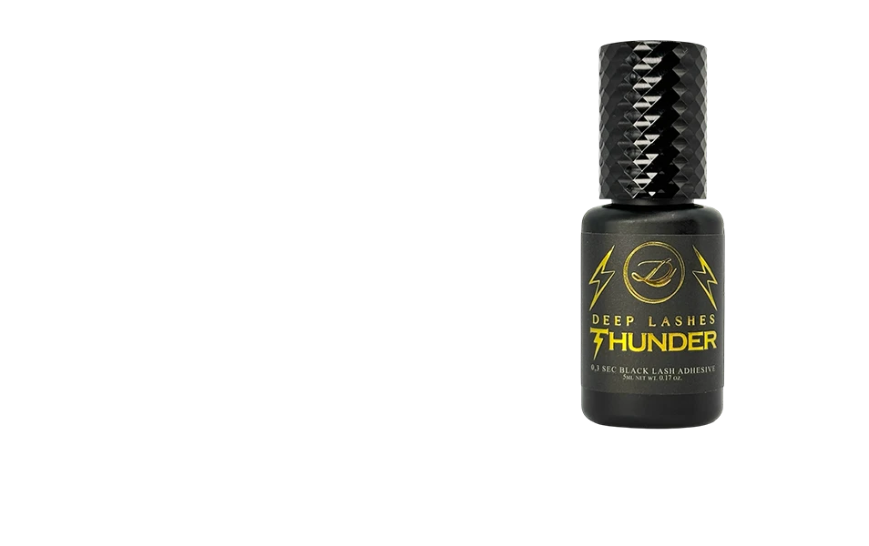 Deep Lashes THUNDER 0,3s čierne lepidlo na mihalnice